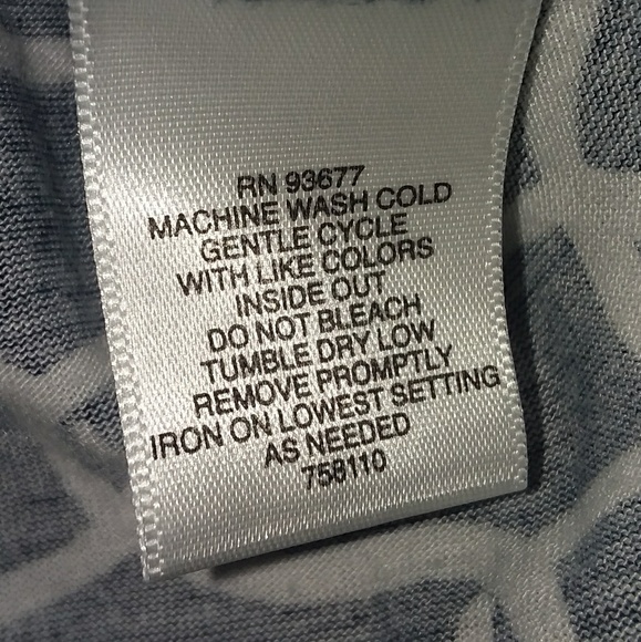 Liz Claiborne Navy&White V-Neck - Picture 5 of 8